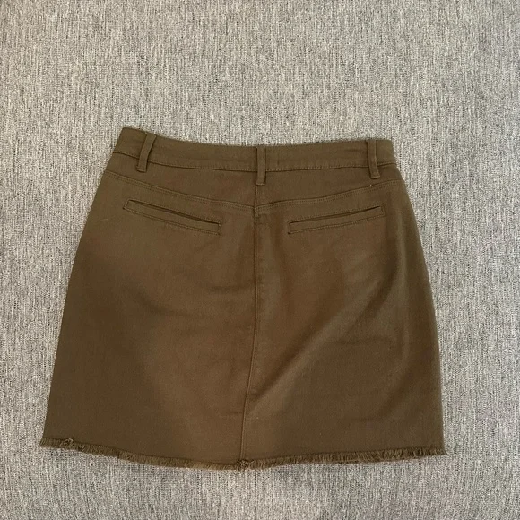 a loves a Army Green Jean Skirt Size 30 - Picture 6 of 6